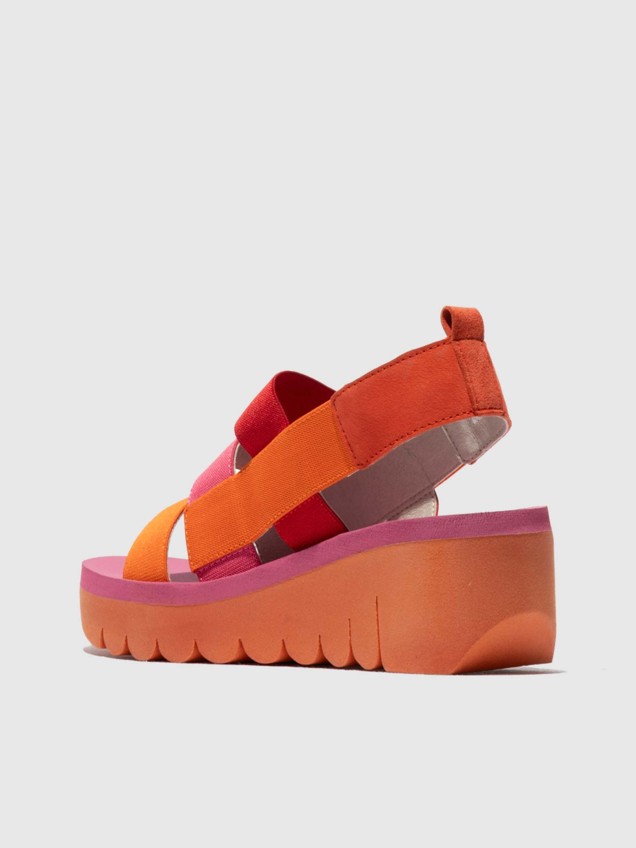 Sandálias de Plataforma Yere em Pele