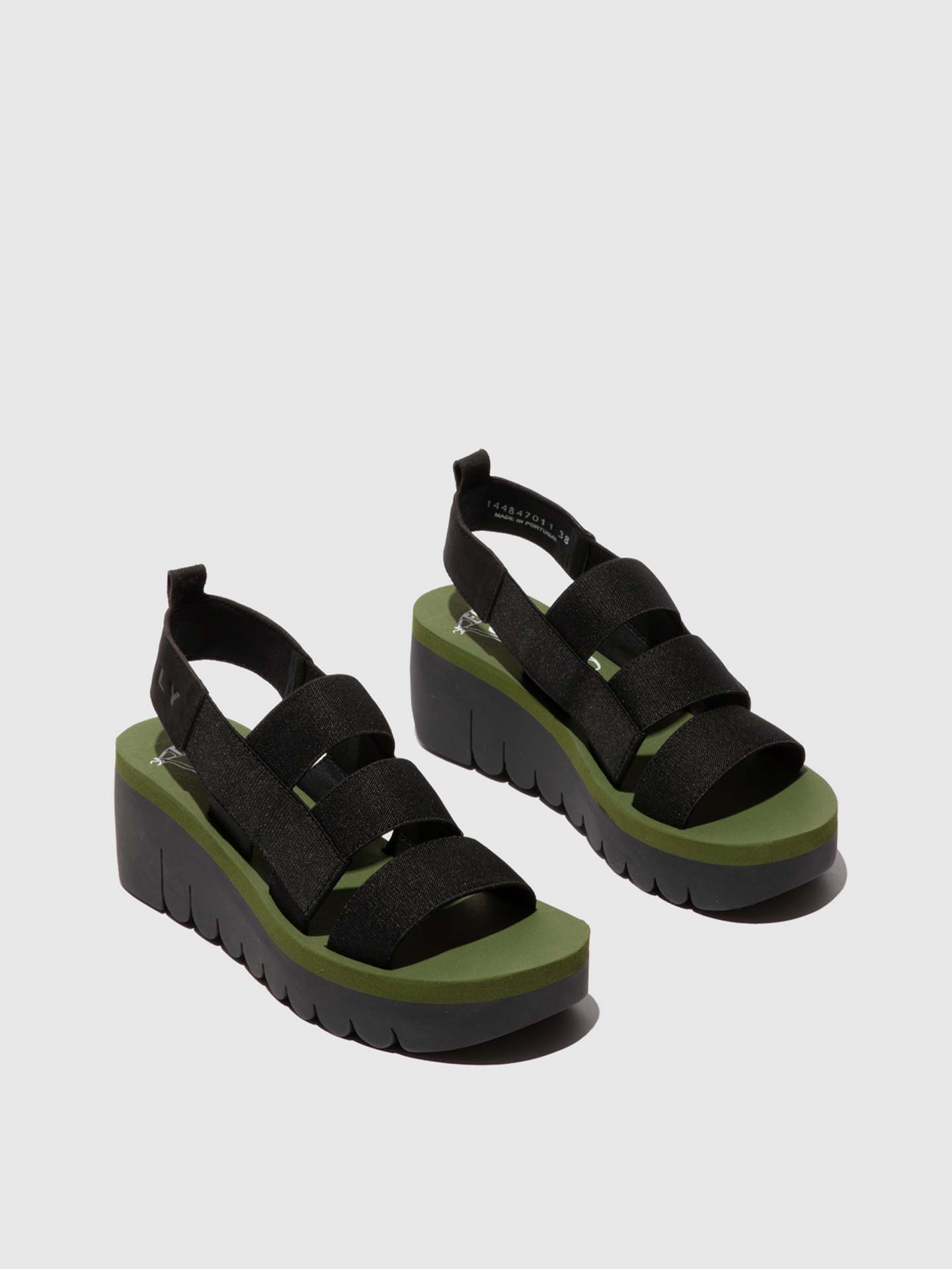 Sandálias de Plataforma Yere em Pele