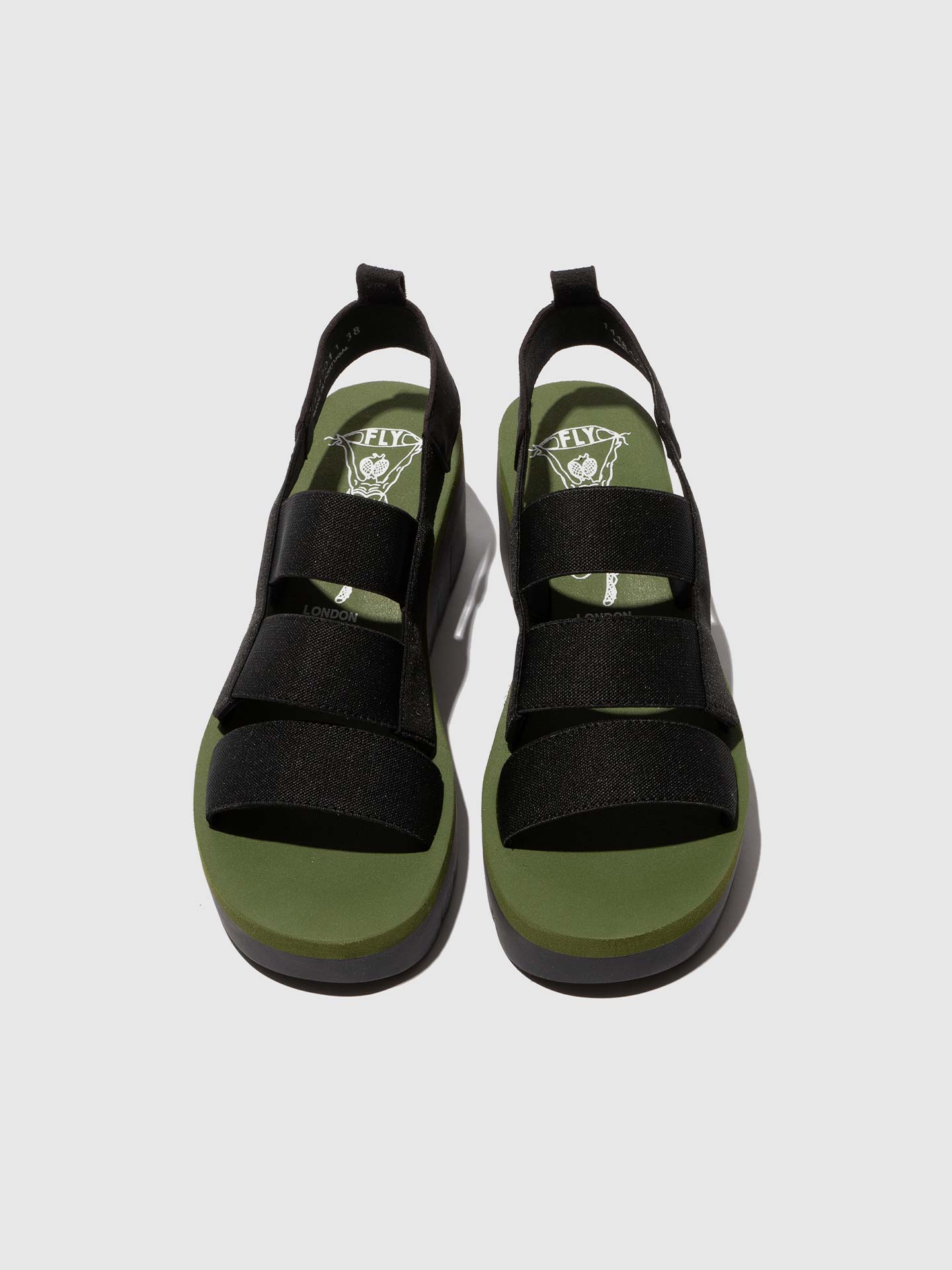 Sandálias de Plataforma Yere em Pele