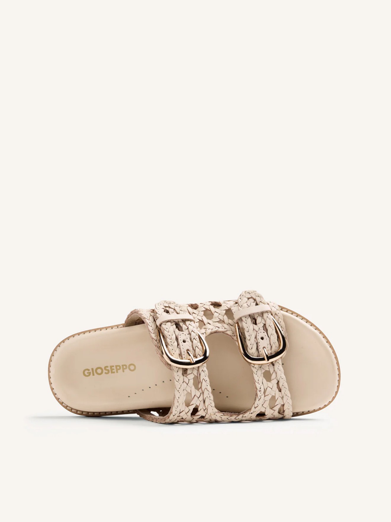 Sand�lias Rasas Ogunquit em Pele