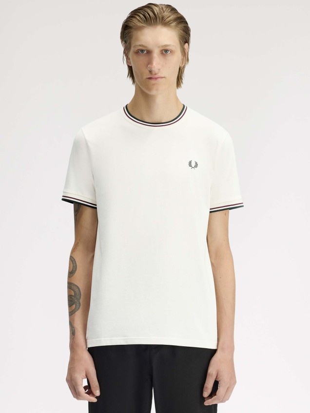 T-shirt com Riscas M1588V