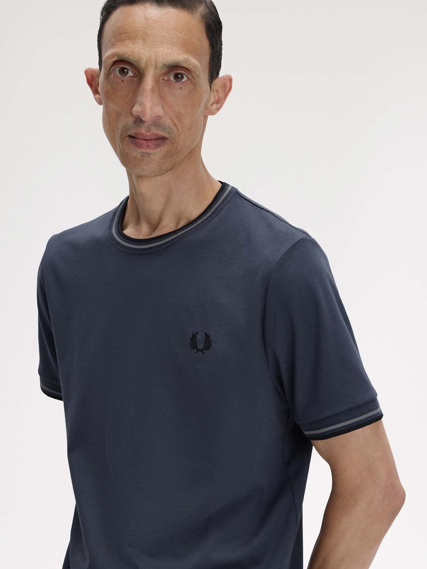 T-shirt com Riscas M1588V