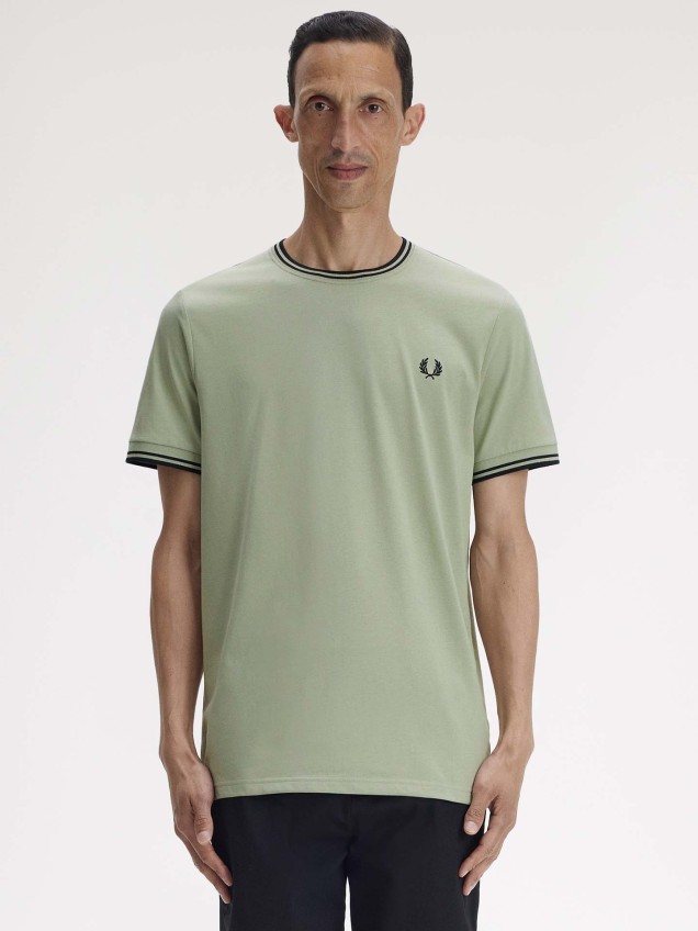 T-shirt com Riscas M1588V