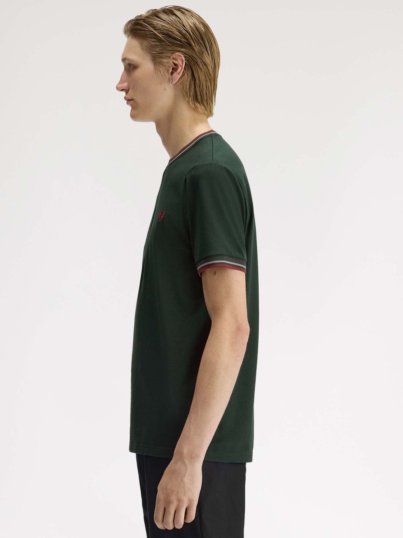 T-shirt com Riscas M1588V