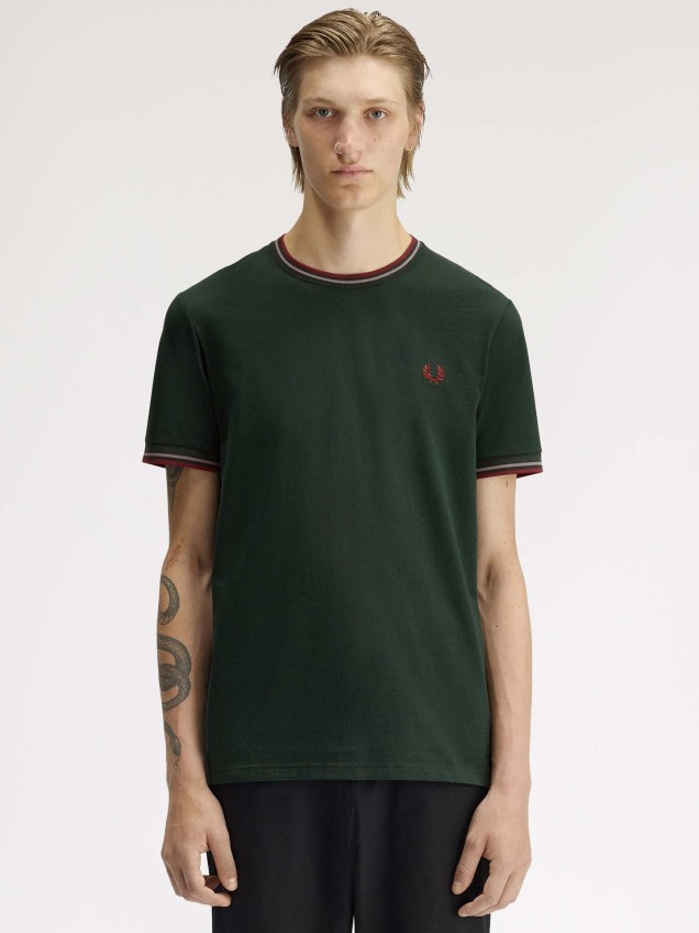 T-shirt com Riscas M1588V