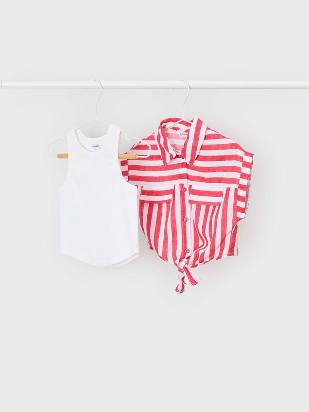 Conjunto de Camisa e Top