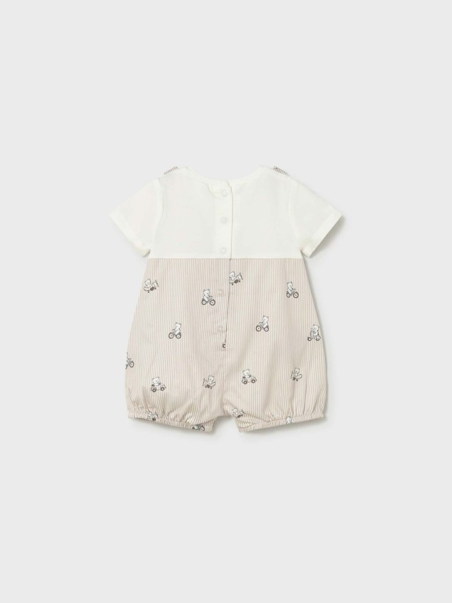 Conjunto de Jardineira e T-shirt