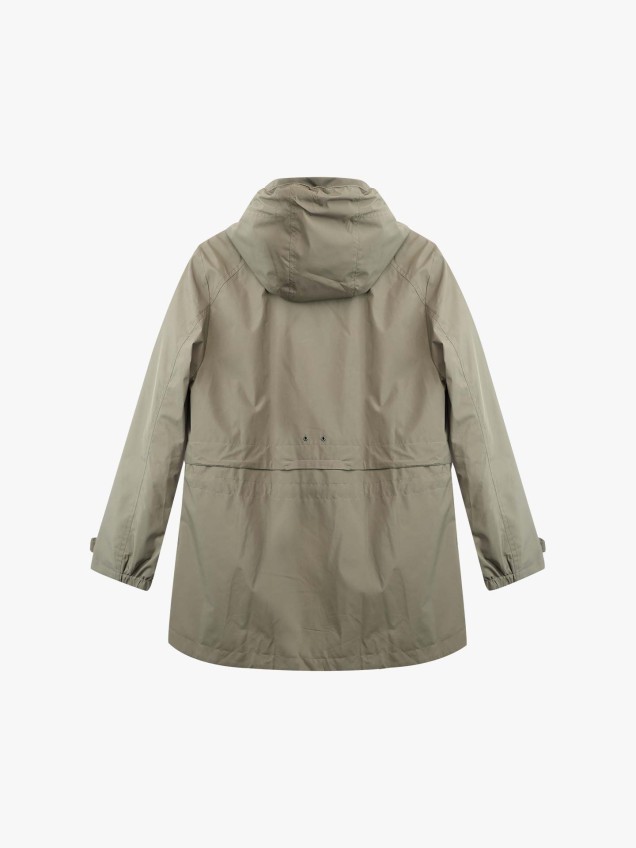 Parka com Capuz Ajustável