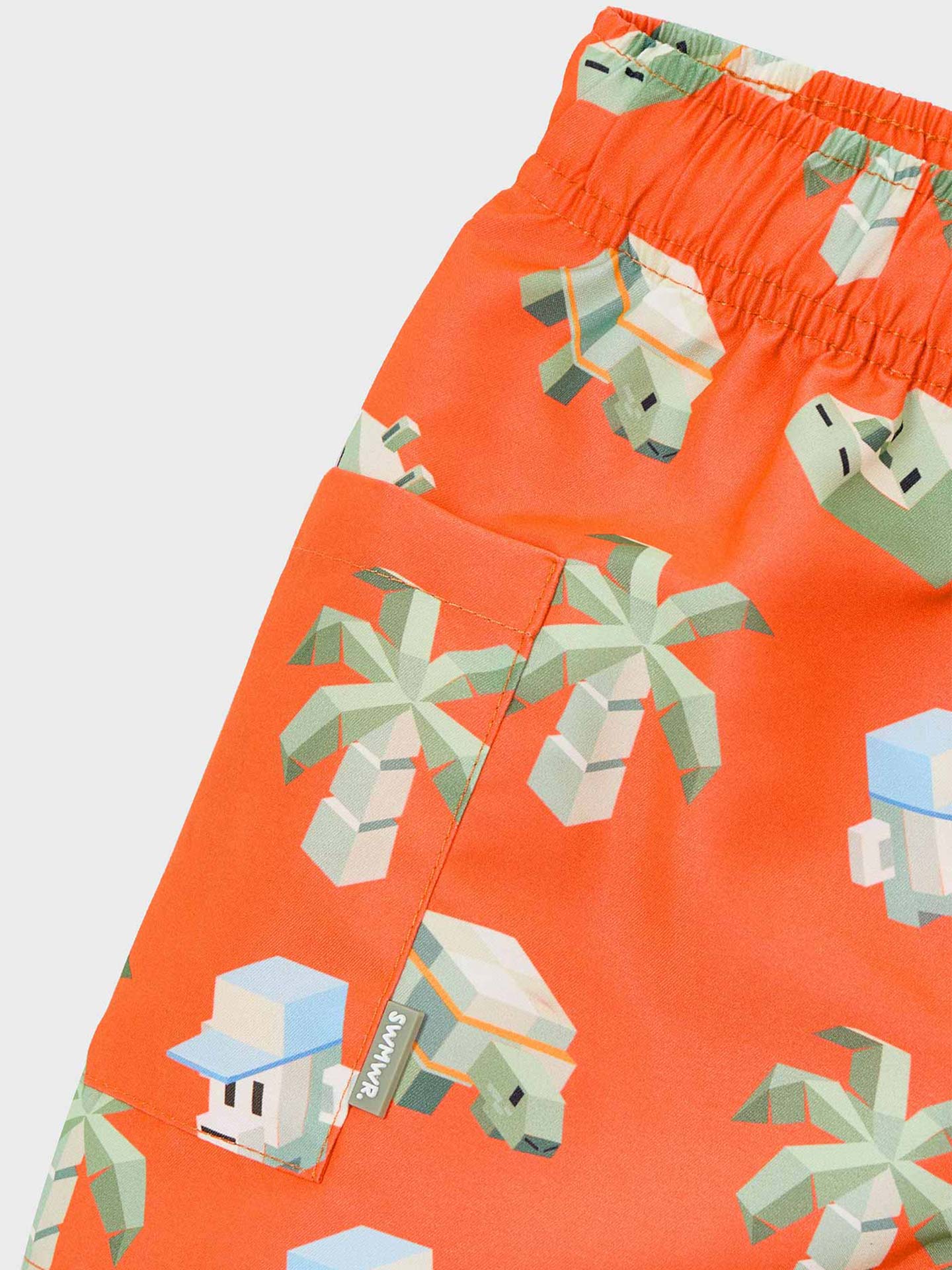 Calções de Banho com Estampado