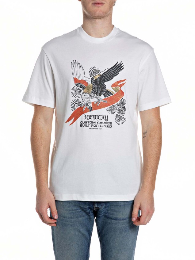 T-shirt com Estampado