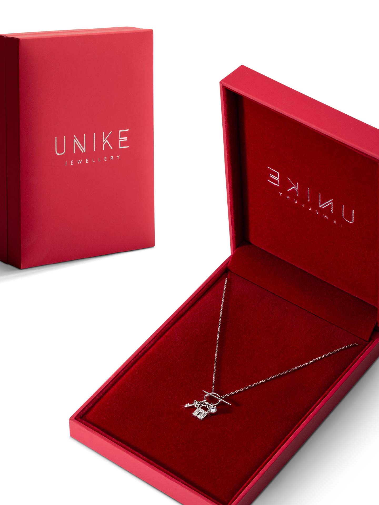 Colar Dia dos Namorados Chave & Cadeado