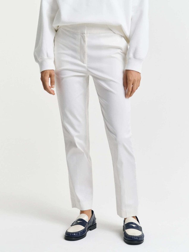 Calças Cropped Slim Fit