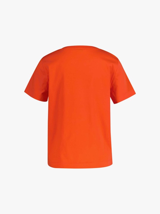 T-shirt com Decote em V