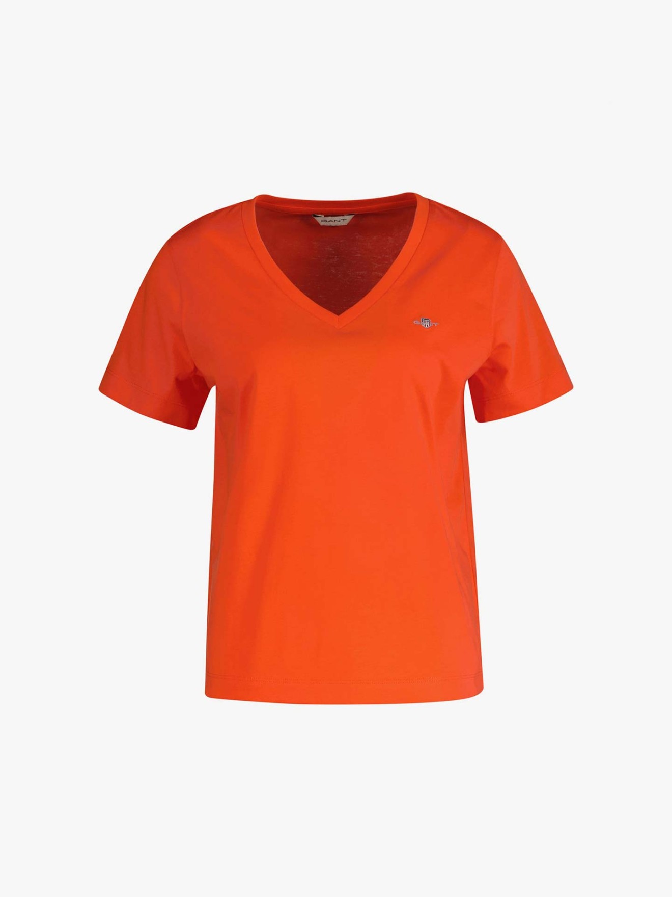 T-shirt com Decote em V