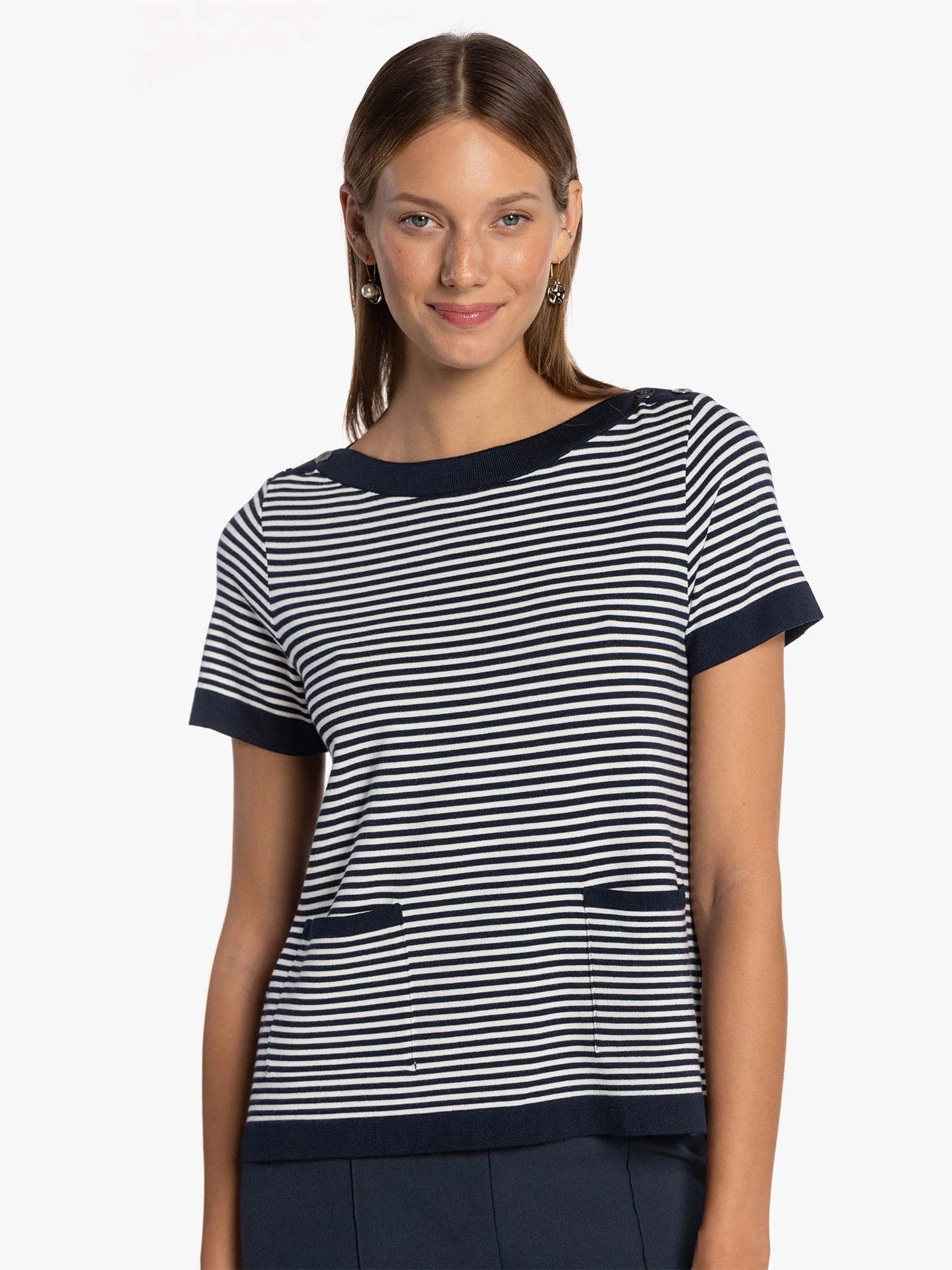 Camisola de Malha às Riscas