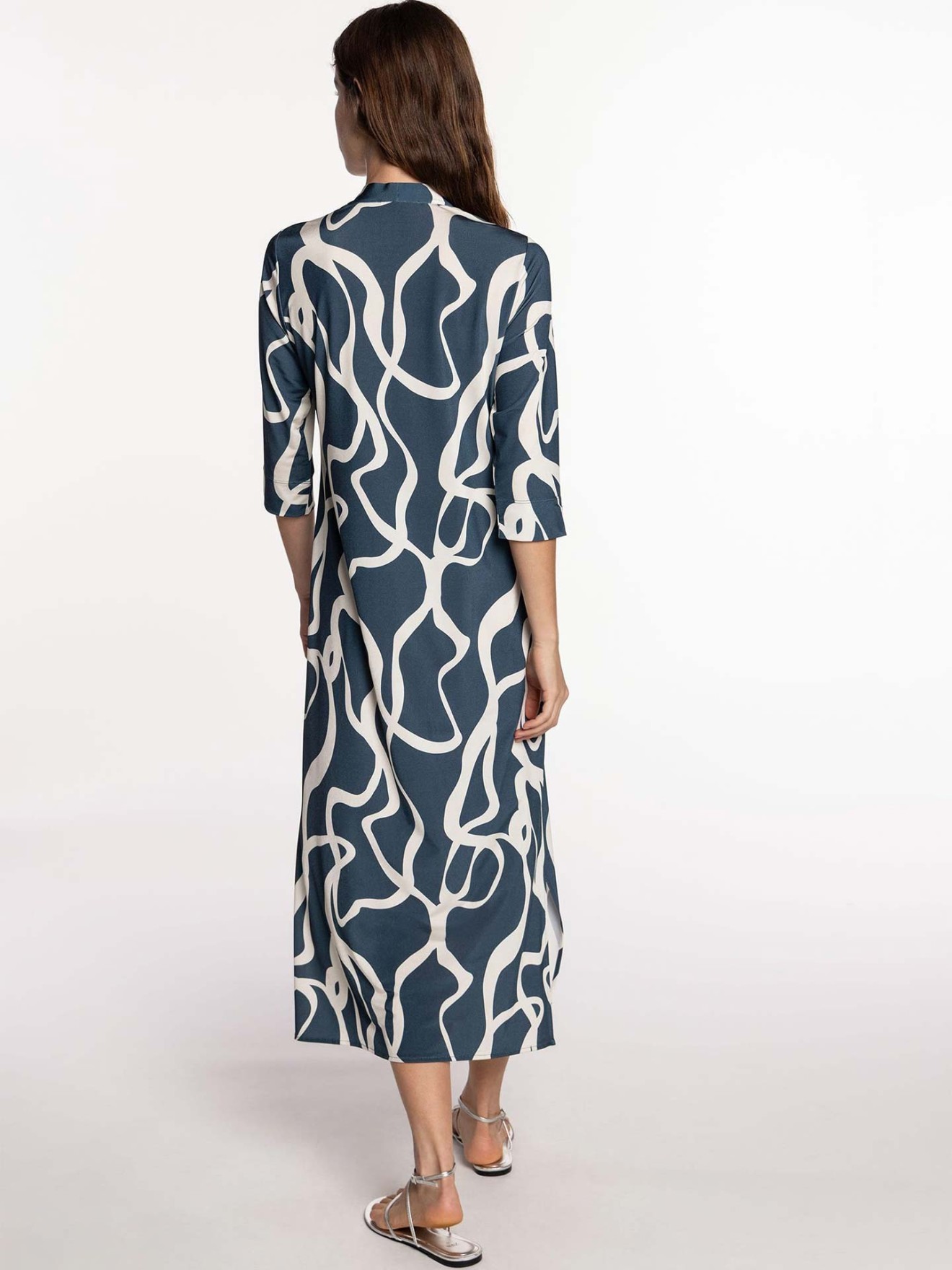 Vestido Comprido com Padr�o