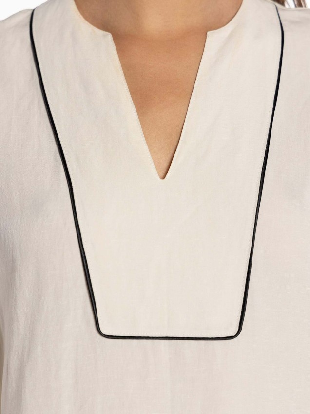Vestido com Manga Larga