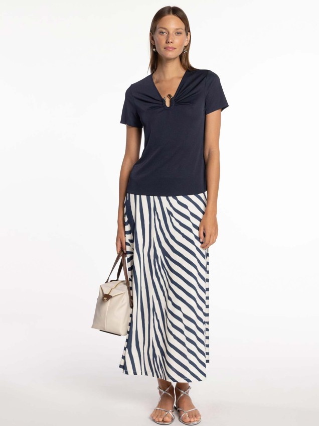 Saia de Malha Evasé