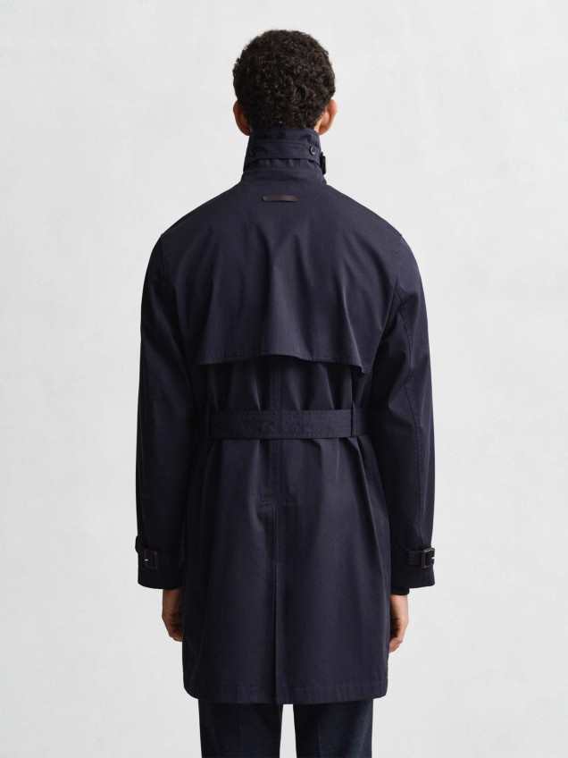 Gabardina Repelente à Água com Cinto