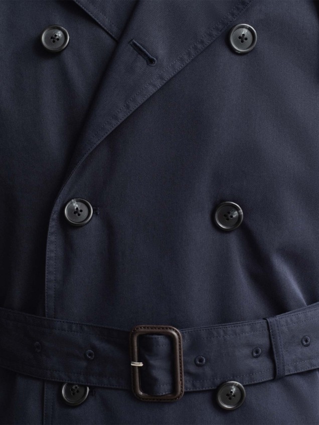 Gabardina Repelente à Água com Cinto