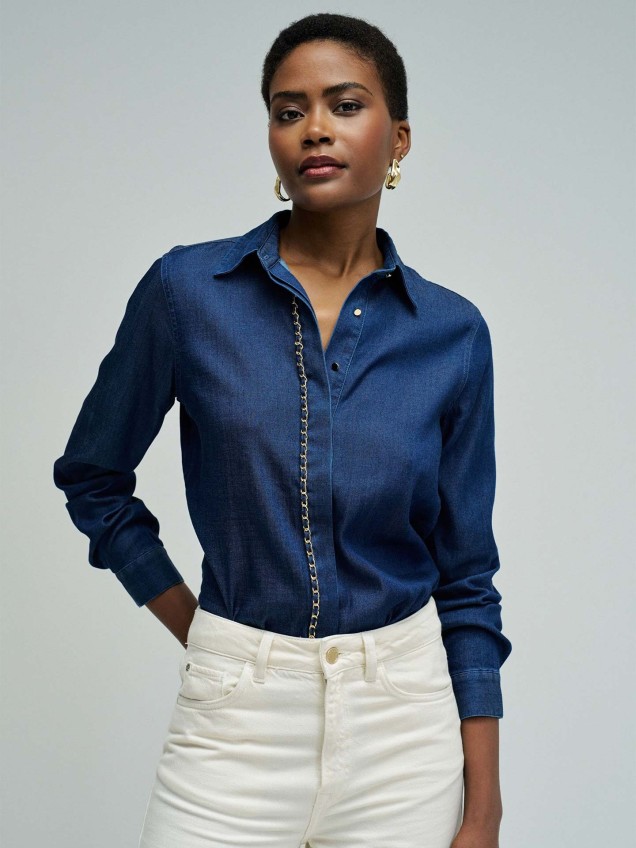 Camisa em Lightdenim