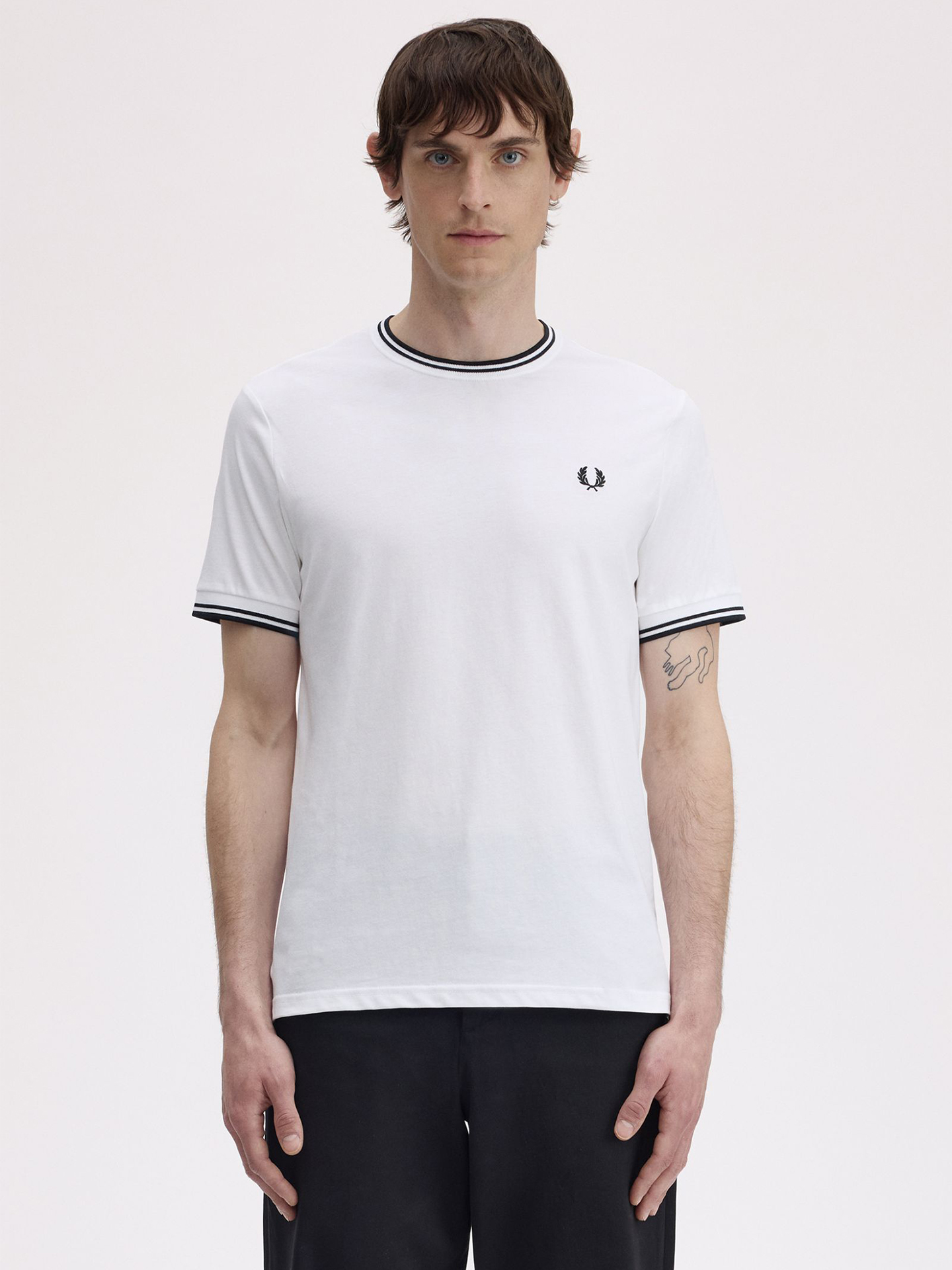 T-shirt com Riscas M1588V