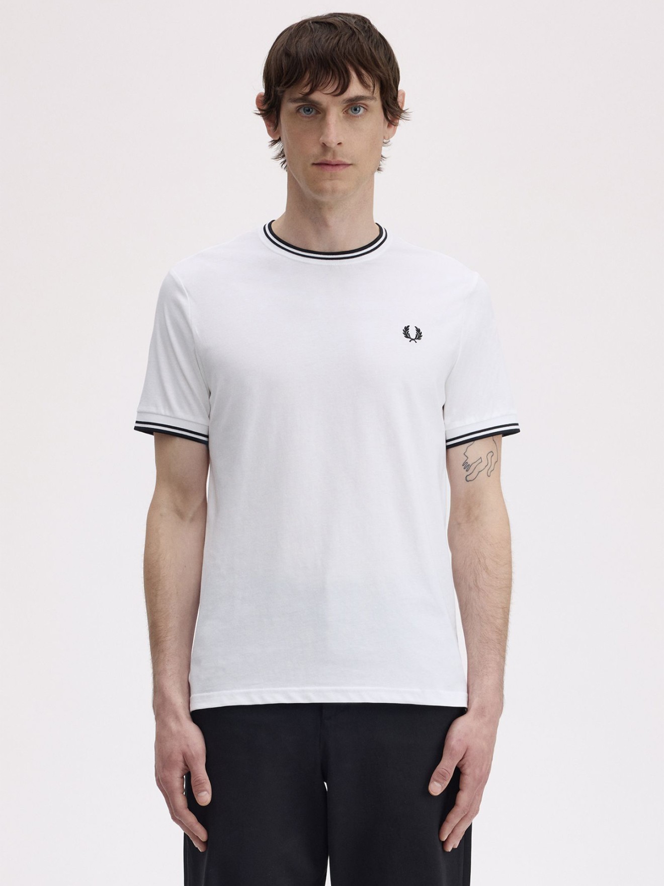 T-shirt com Riscas M1588V