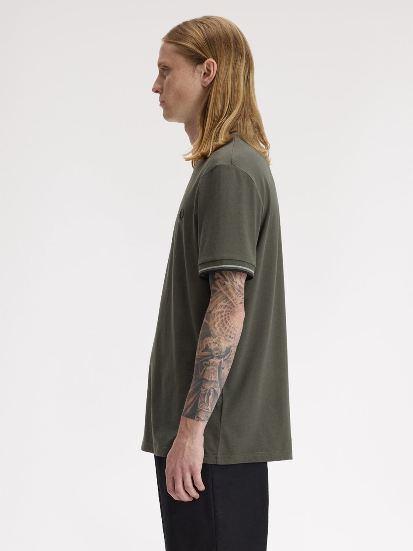 T-shirt com Riscas M1588V