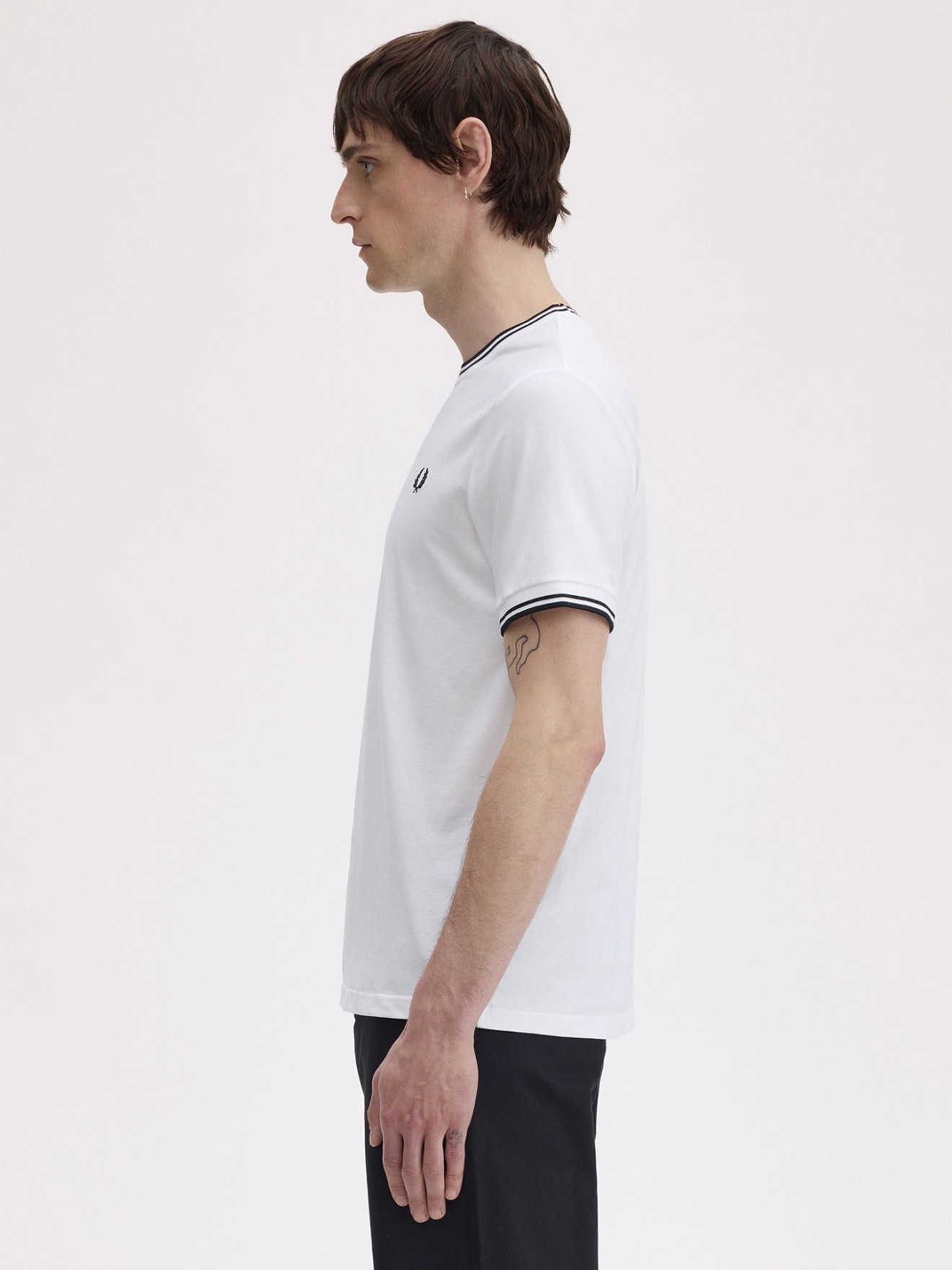 T-shirt com Riscas M1588V