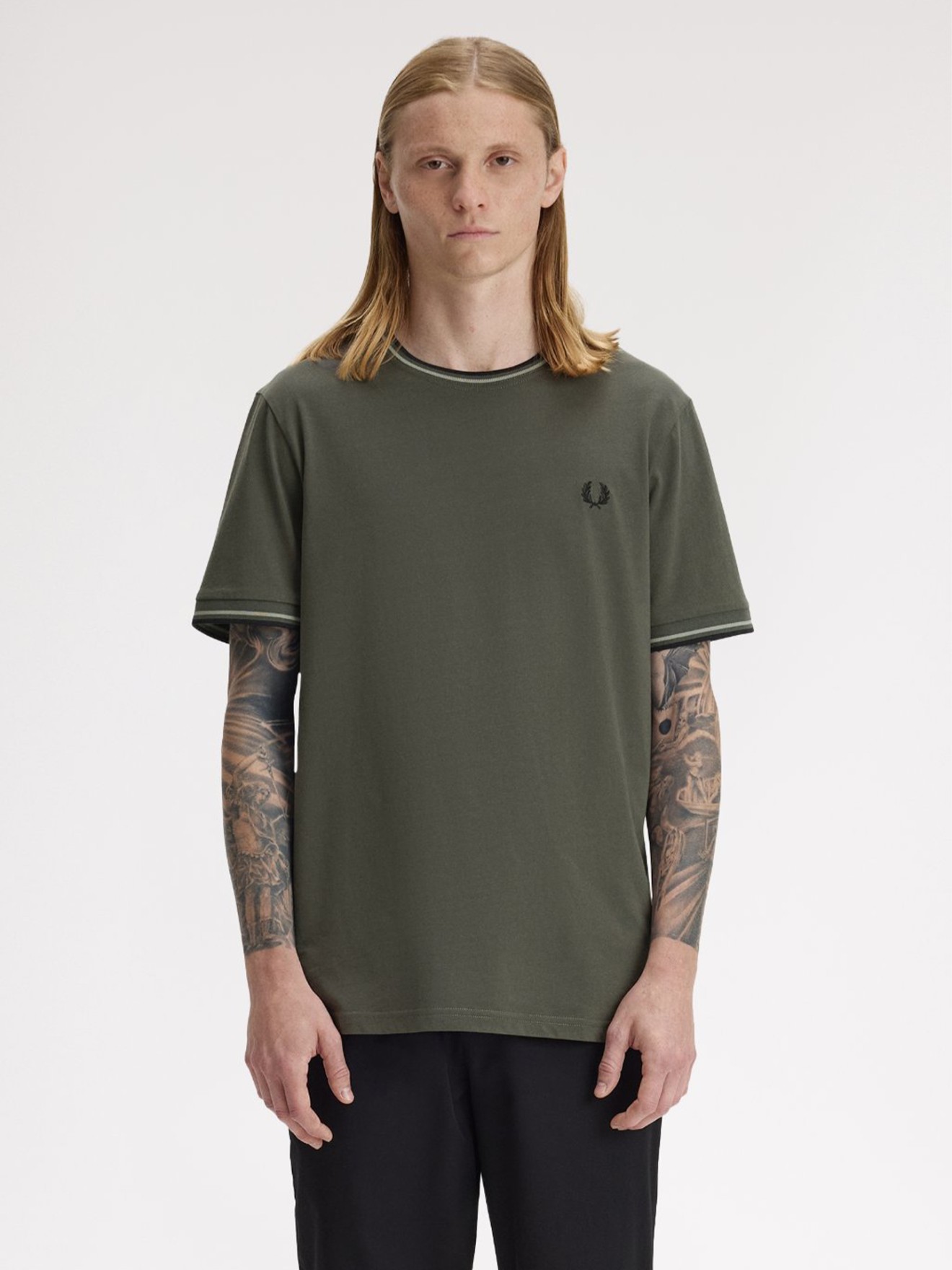 T-shirt com Riscas M1588V