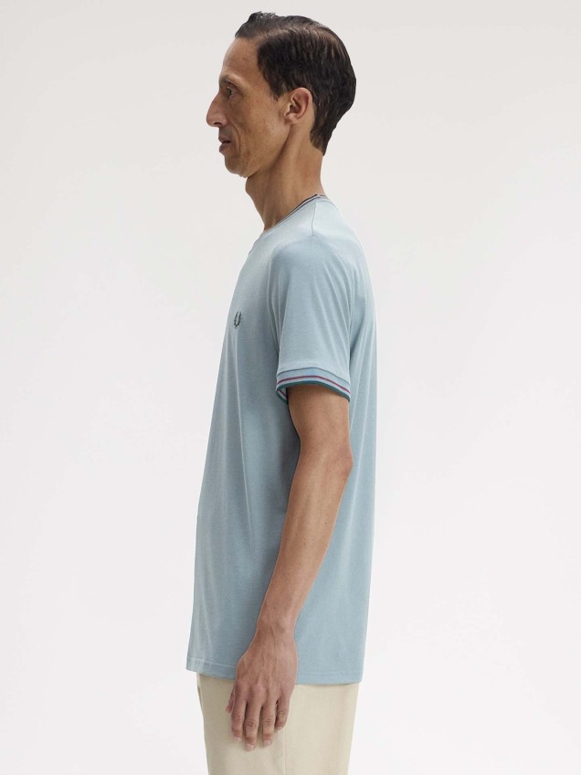 T-shirt com Riscas M1588V
