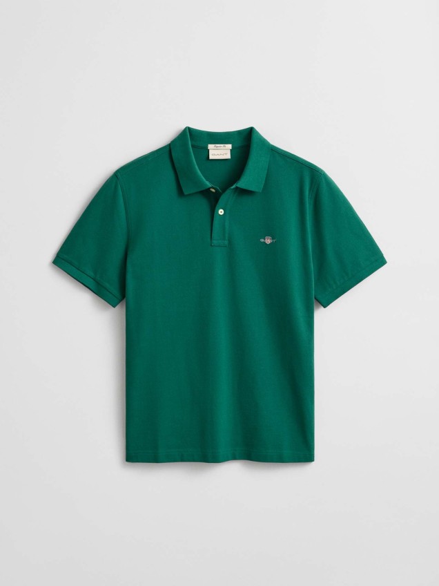 Polo de Manga Curta com Logótipo Bordado