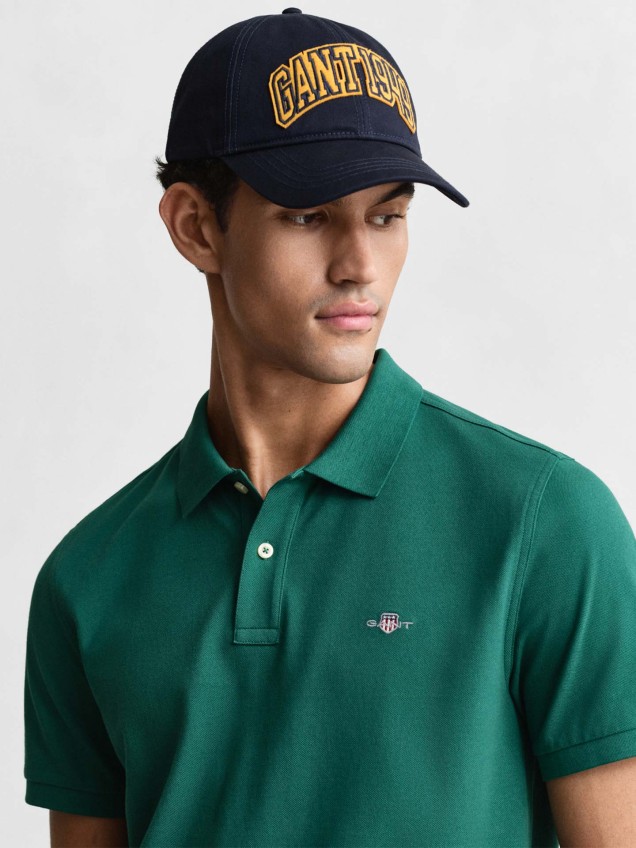 Polo de Manga Curta com Logótipo Bordado