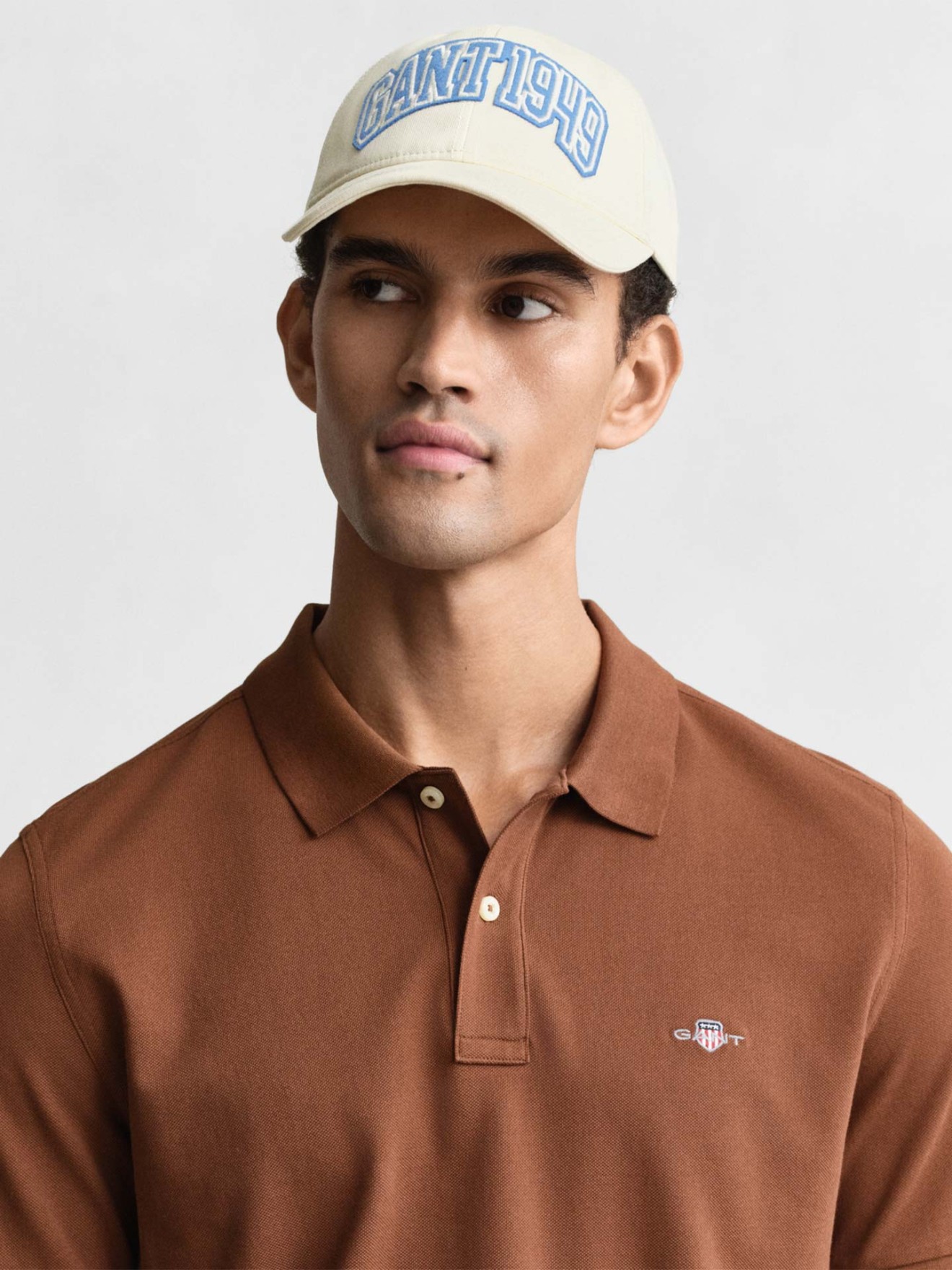 Polo de Manga Curta com Log�tipo Bordado