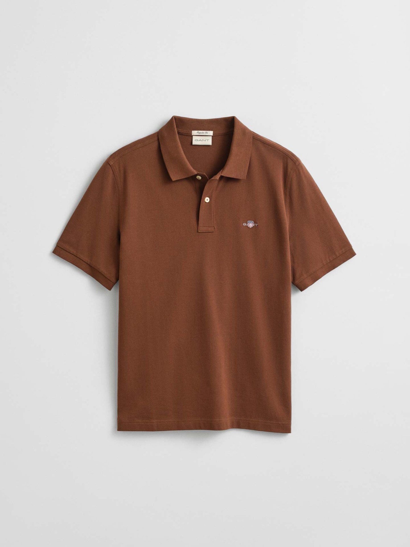 Polo de Manga Curta com Log�tipo Bordado