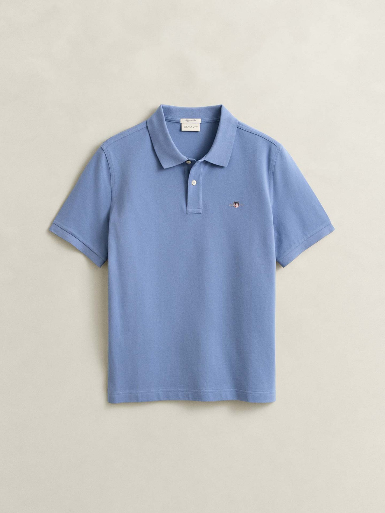 Polo de Manga Curta com Log�tipo Bordado