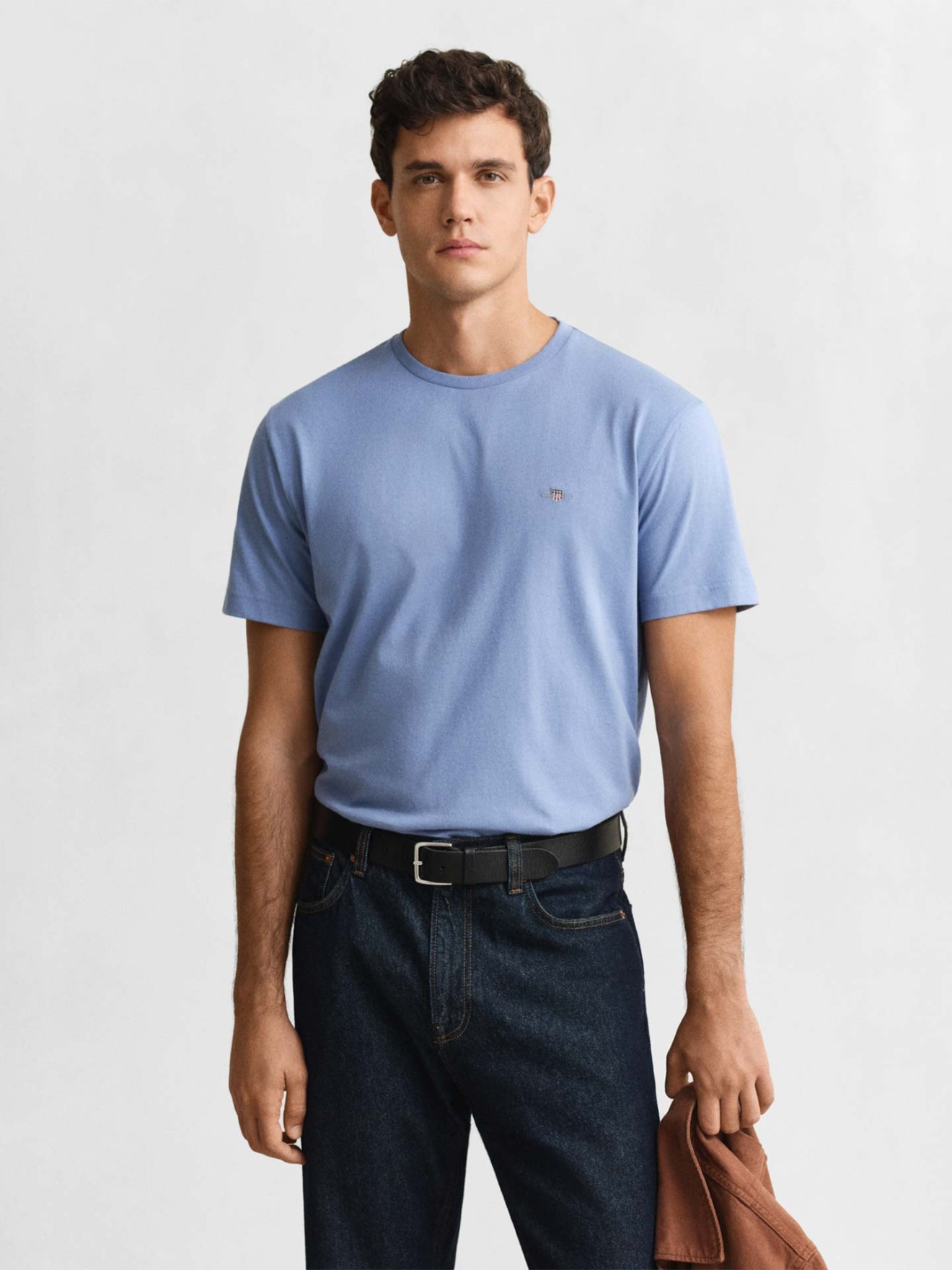 T-Shirt com Log�tipo Bordado