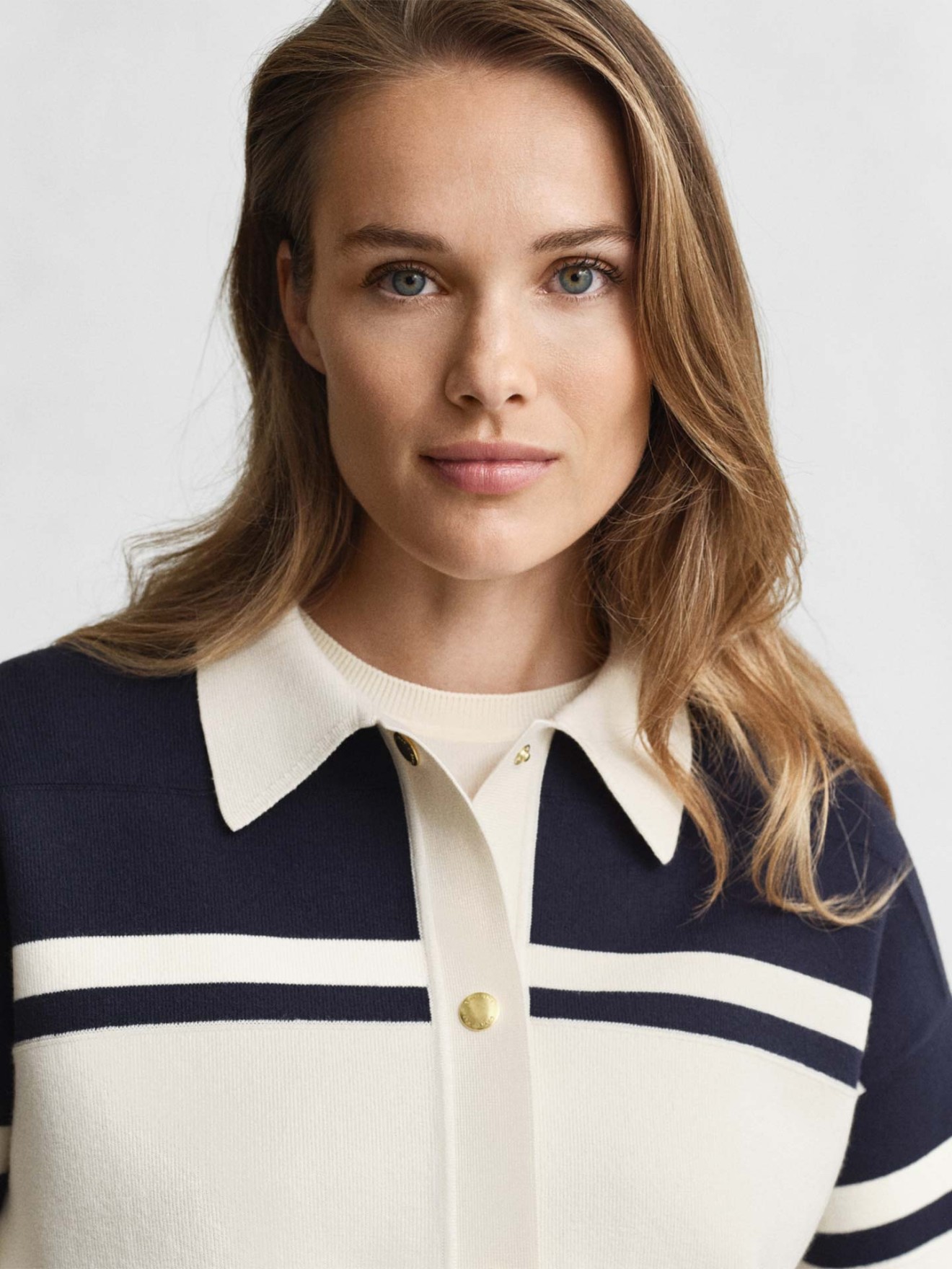 Casaco de Malha com Riscas