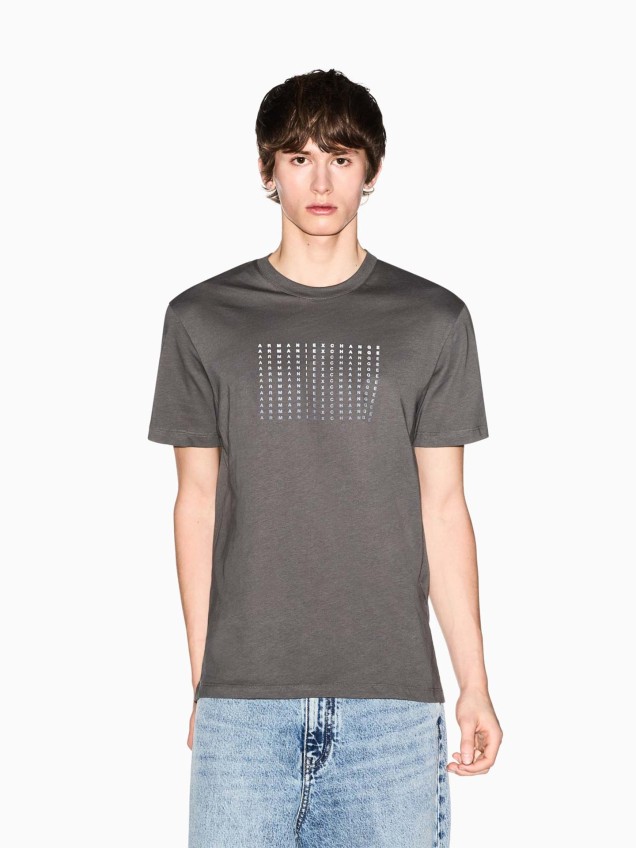 T-shirt com Estampado de Logótipo