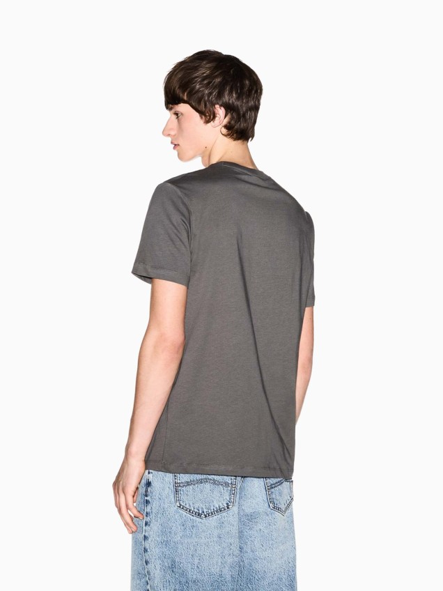 T-shirt com Estampado de Logótipo