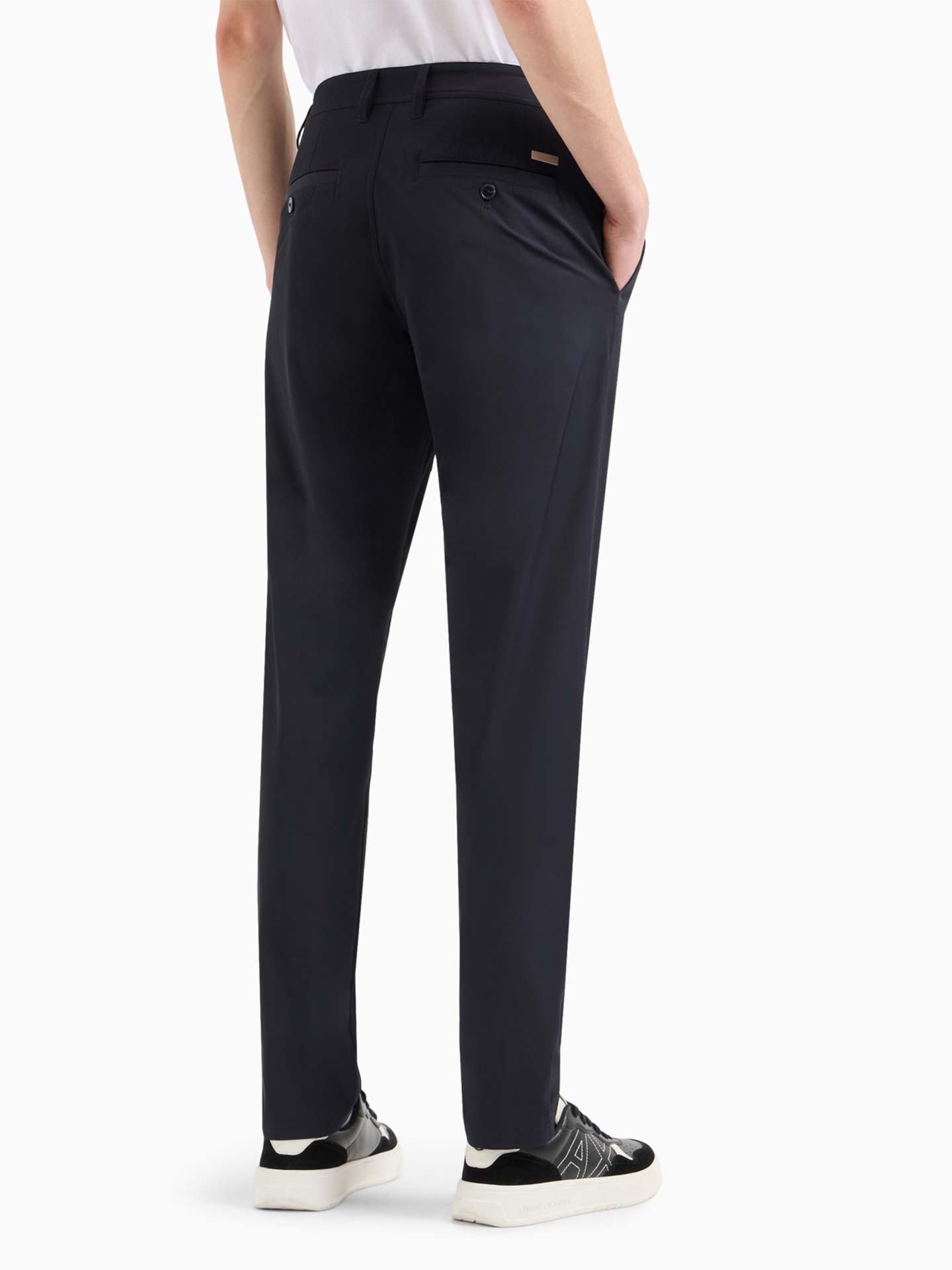 Calças de Sarja Slim Fit