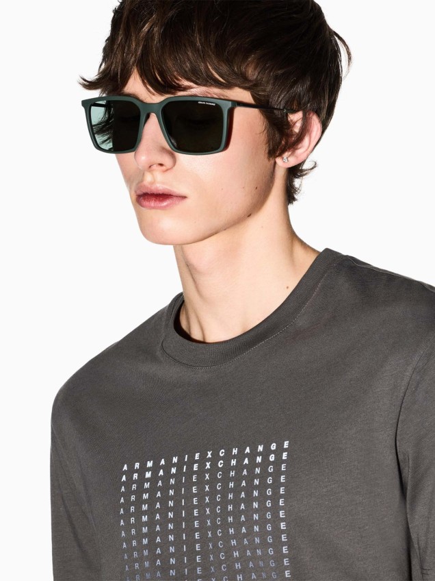 T-shirt com Estampado de Logótipo
