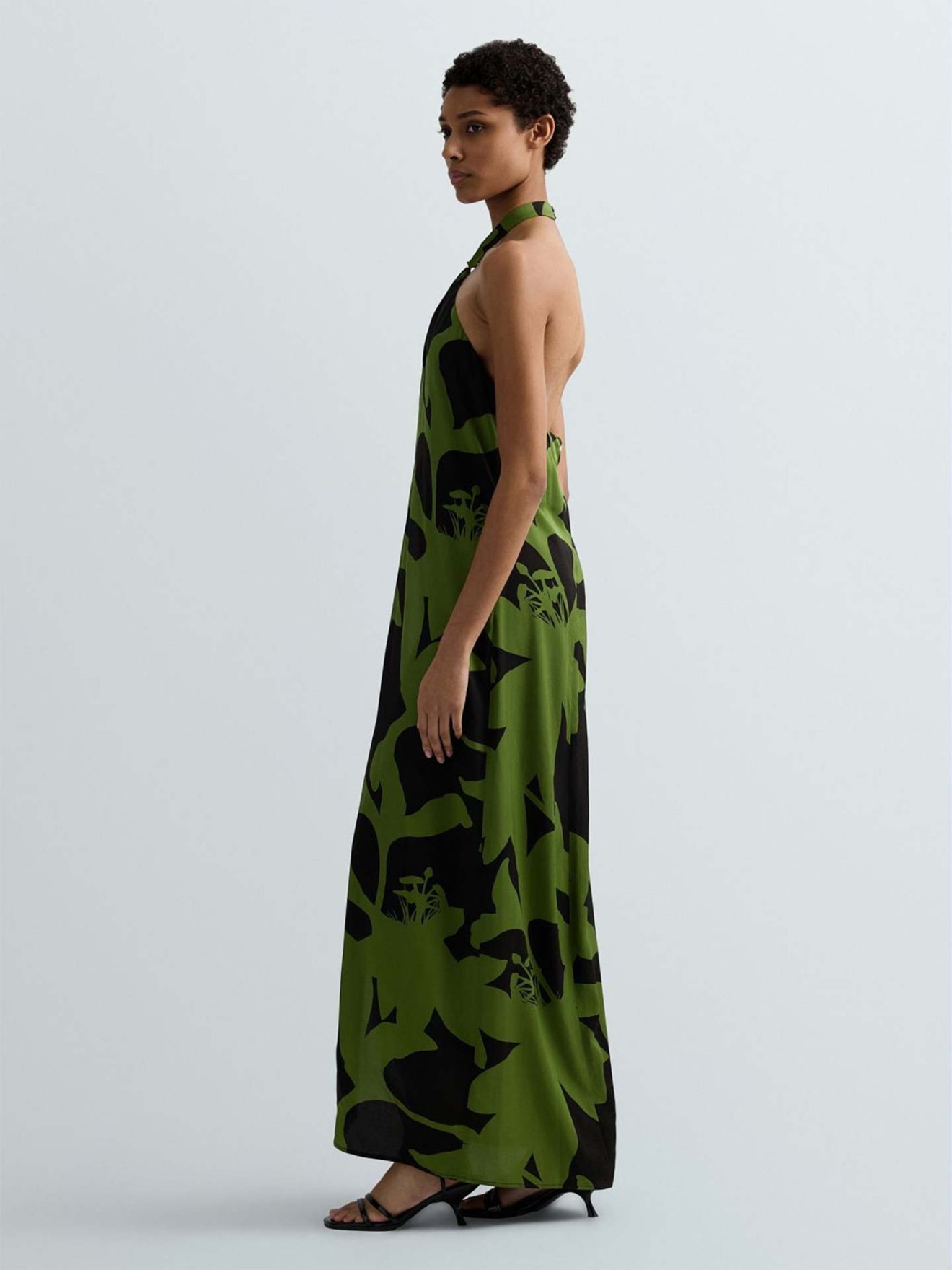 Vestido Comprido com Padrão