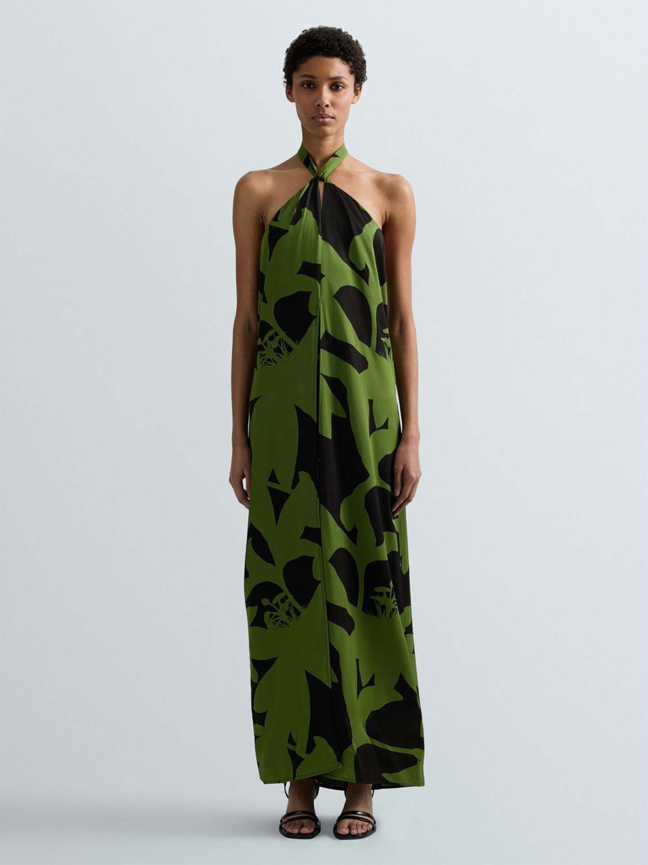 Vestido Comprido com Padrão