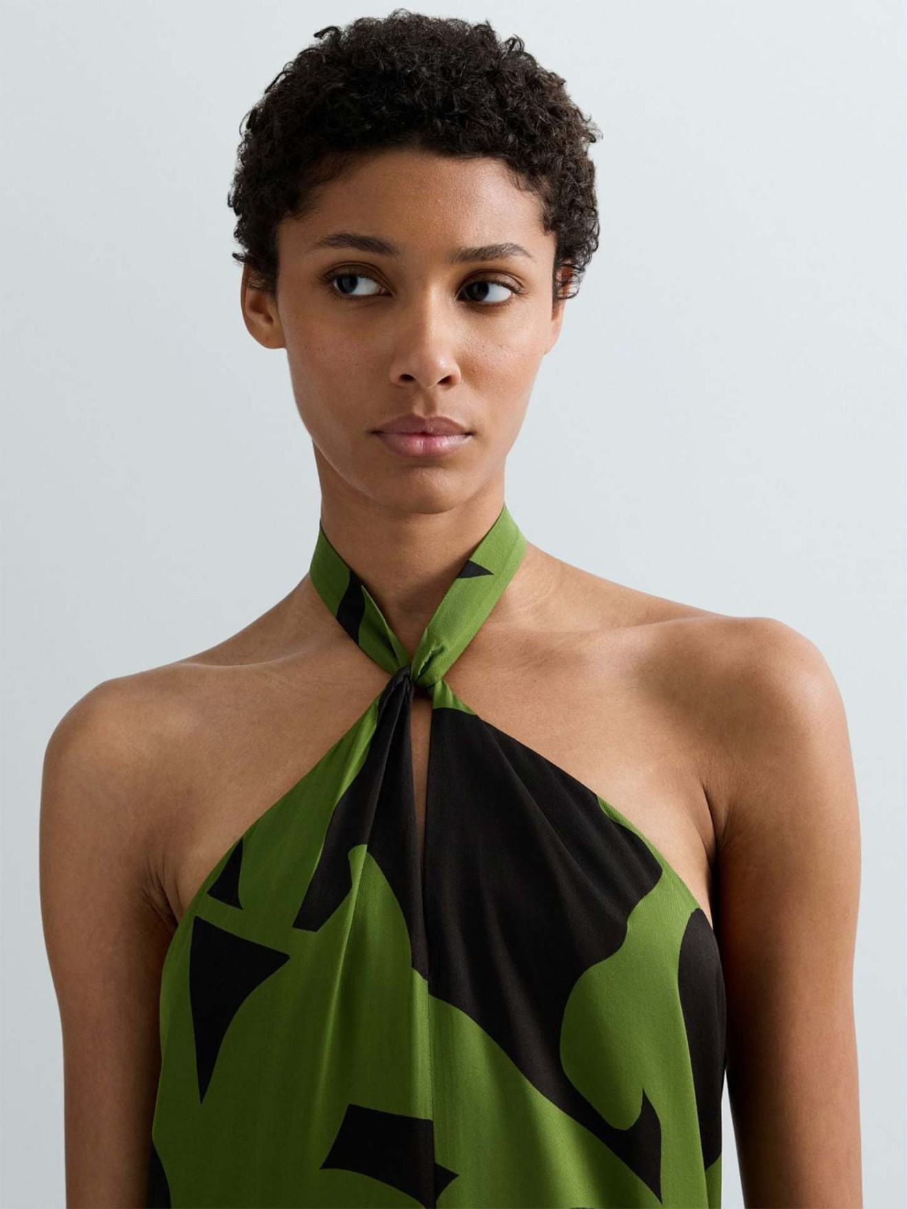 Vestido Comprido com Padrão