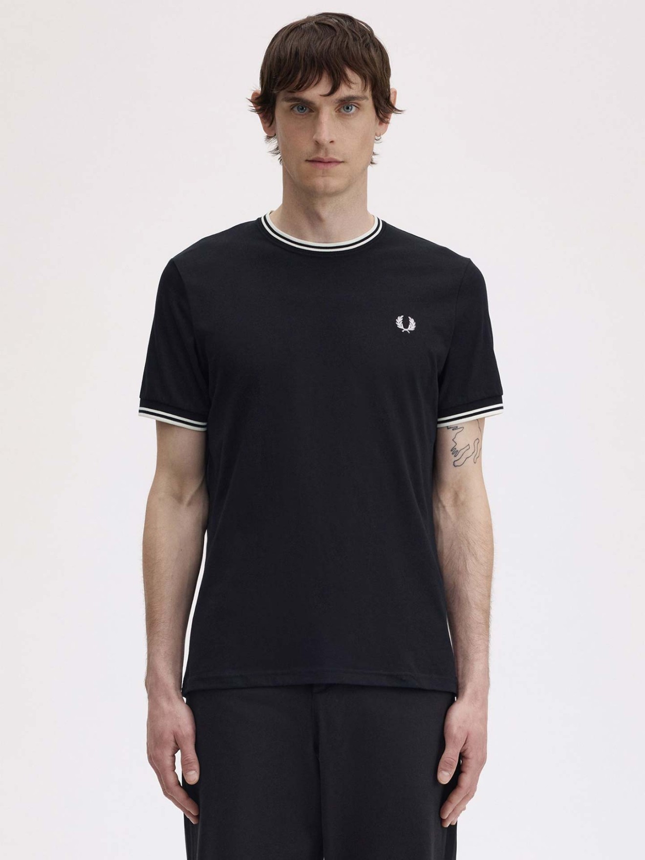 T-shirt com Riscas M1588V