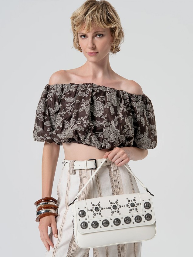 Mala de Ombro com Tachas