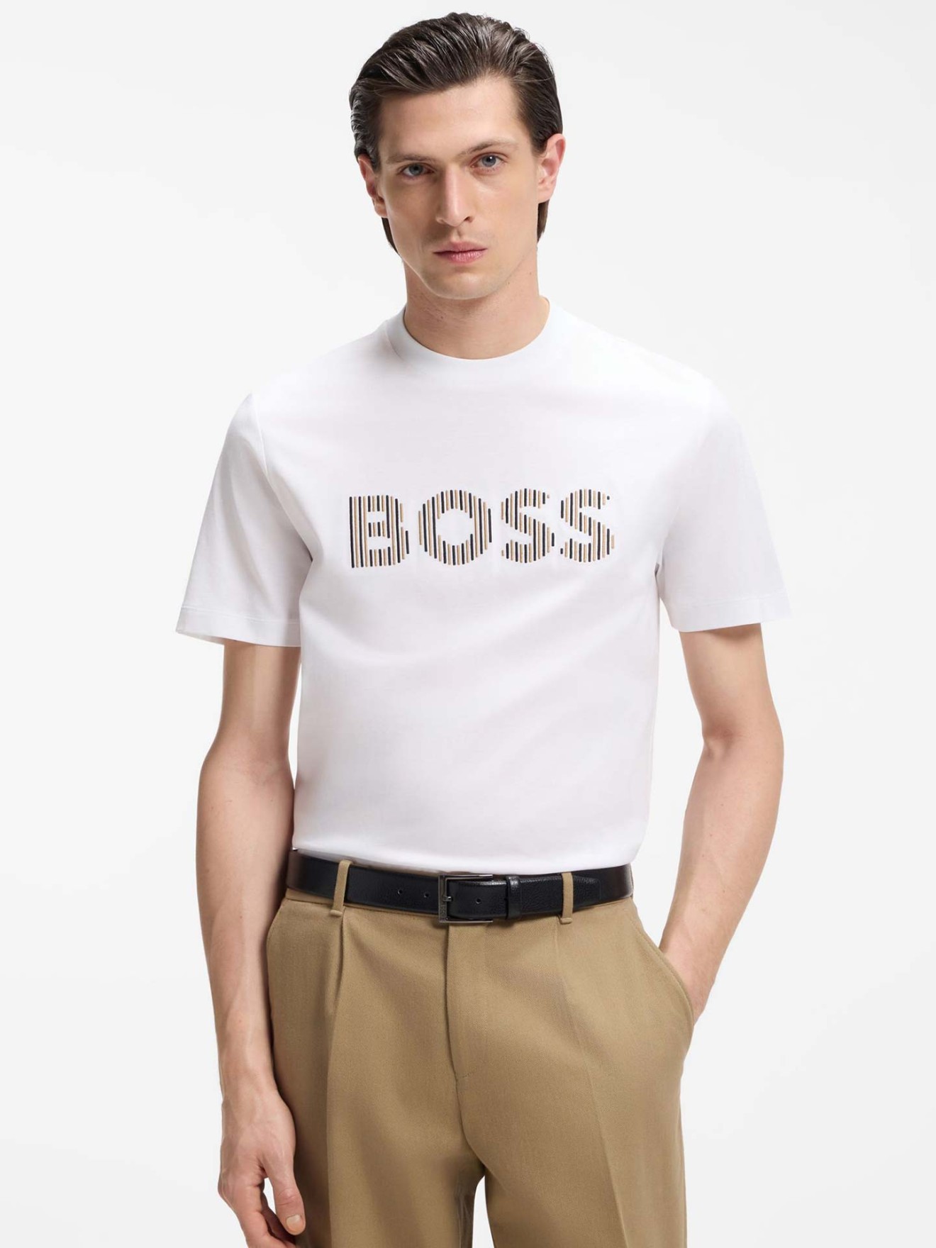 T-shirt com Logo Estampado