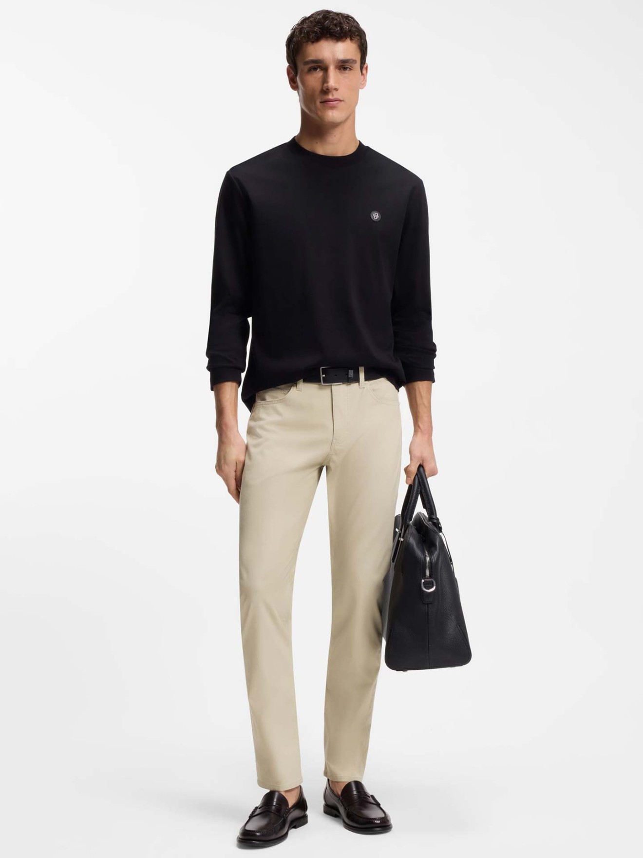 Calças de Ganga Slim Fit