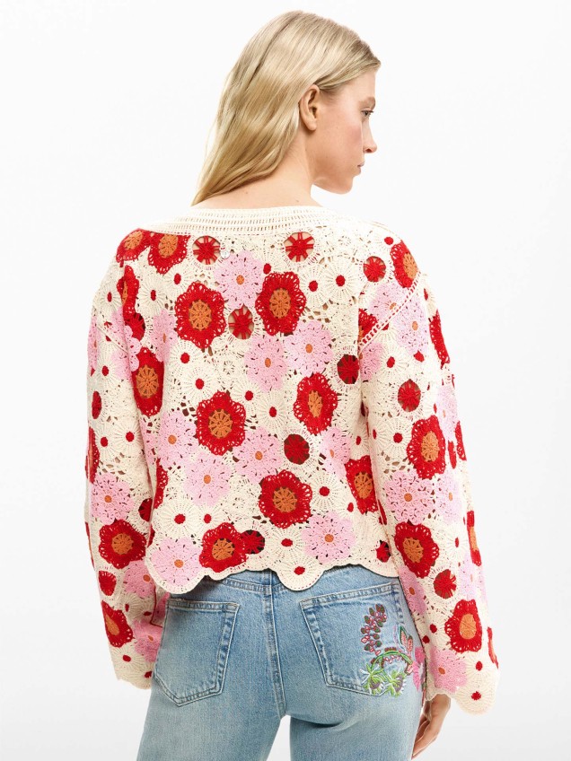 Camisola em Croché com Padrão